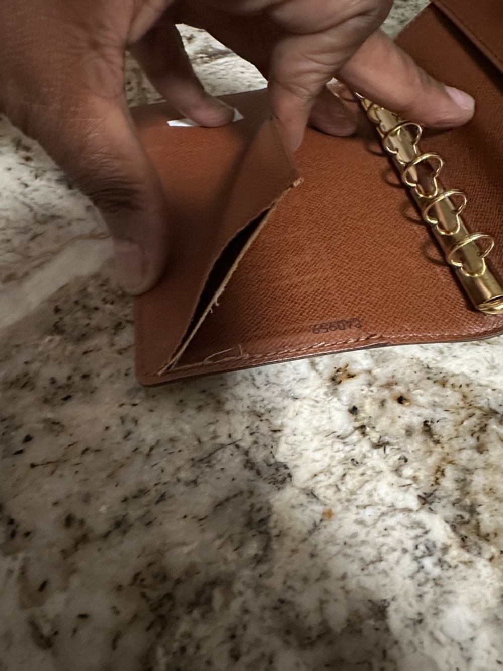 Louis Vuitton Monogram Snap Notebook Cover in Brown and Gold - PROJECT - Picture 7 of 11